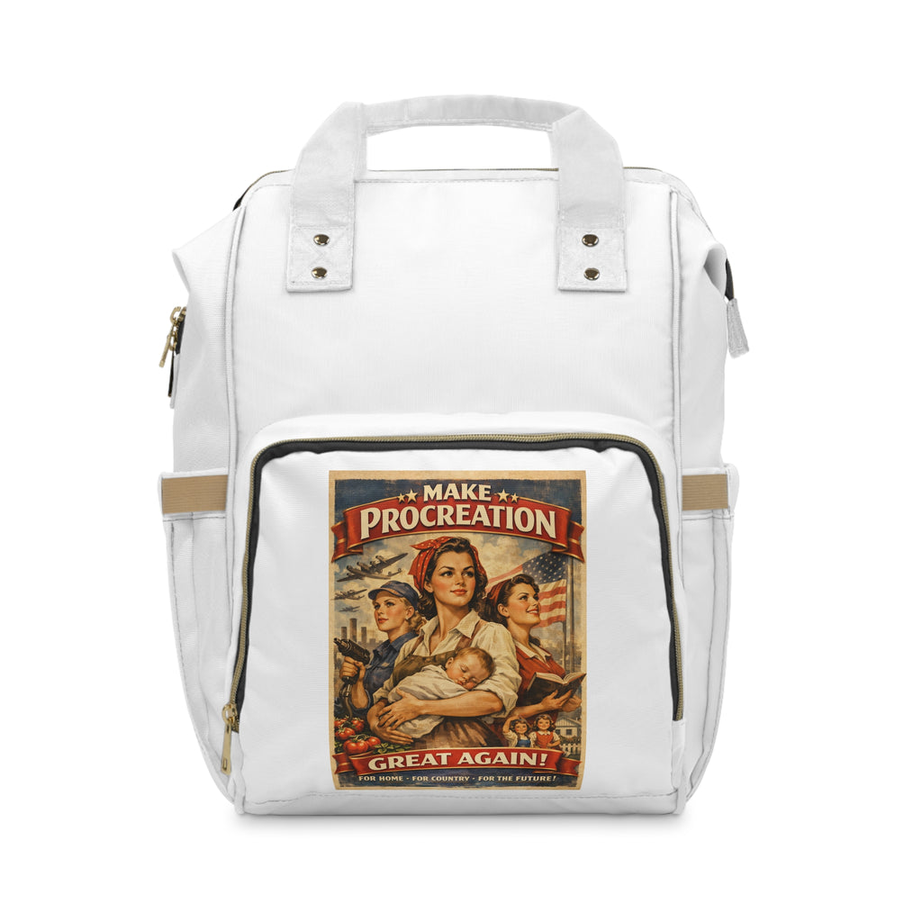 Multifunctional Diaper Backpack