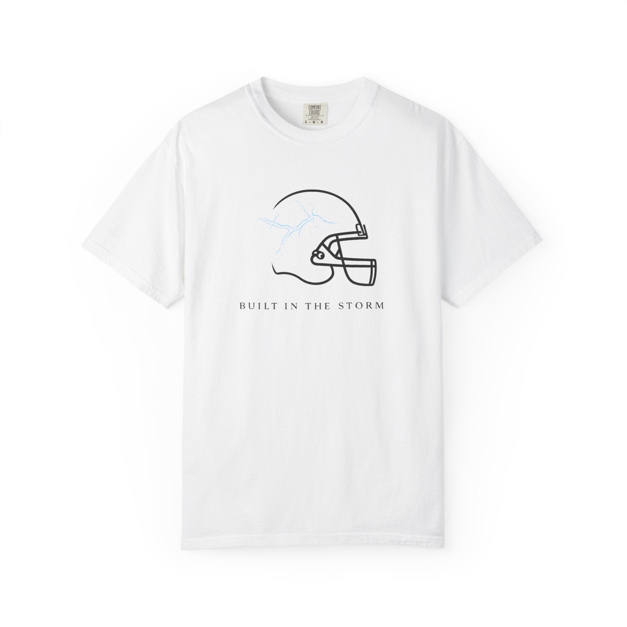 Built in the Storm Football Helmet Tee