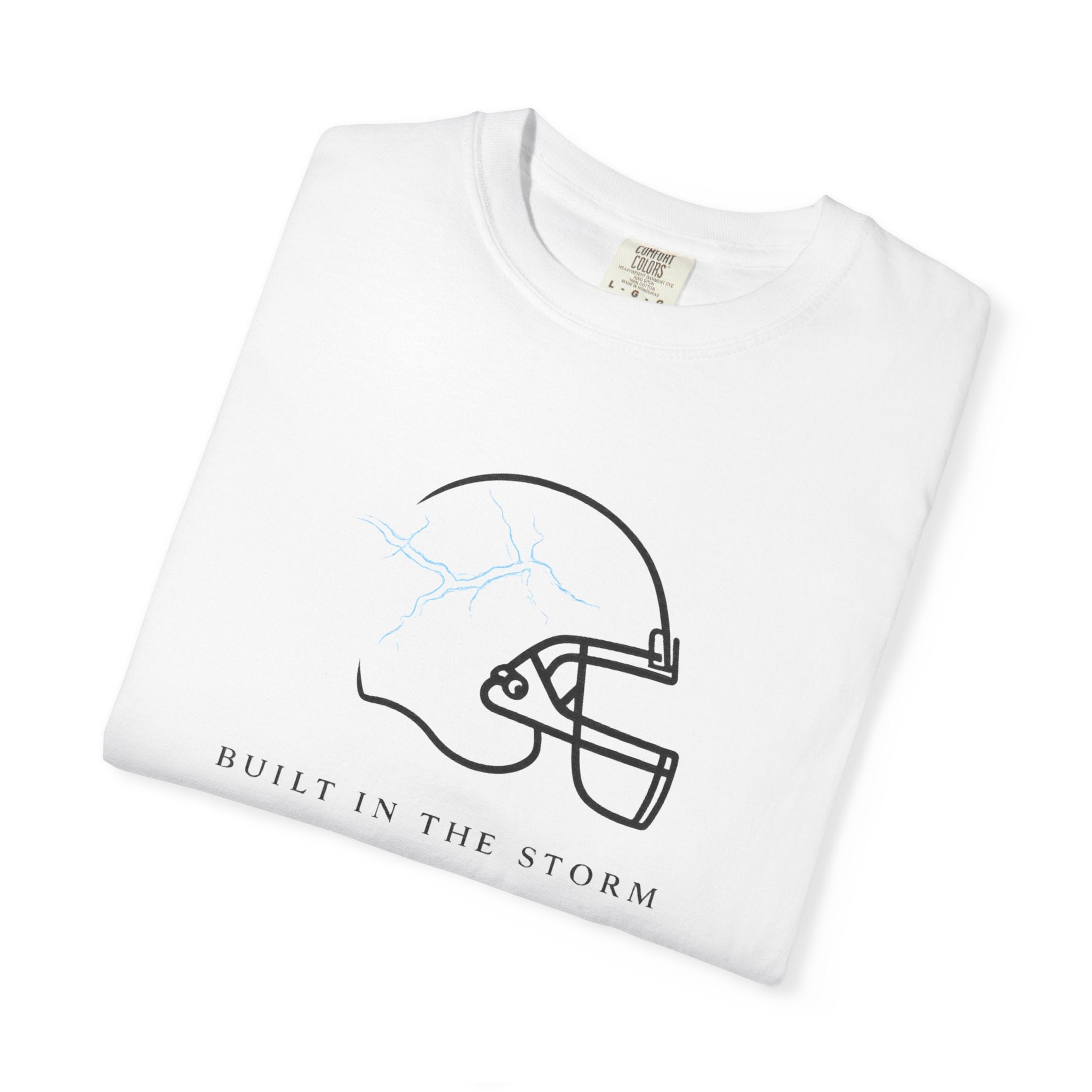 Built in the Storm Football Helmet Tee