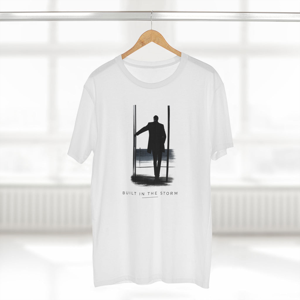 Built in the Storm Tee — Inspirational Men's Graphic T‑Shirt