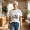 Built for Generations T-Shirt — Multigenerational Family Silhouette Tee