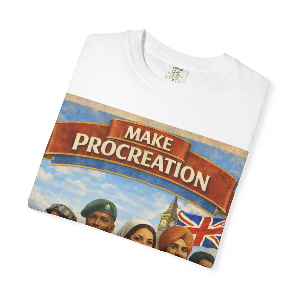 T-Shirt — "Make Procreation Great Again" Retro Patriotic Design